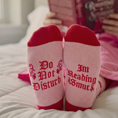 DND Smut Socks - pink + red