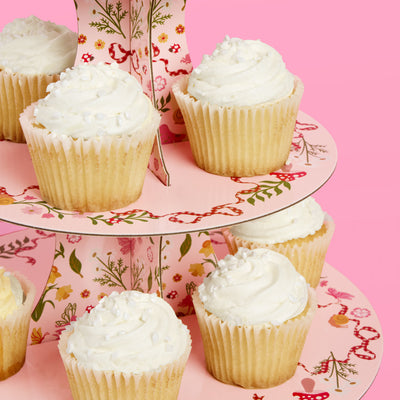 Garden Fairy Cupcake Tower - 3 tiered display