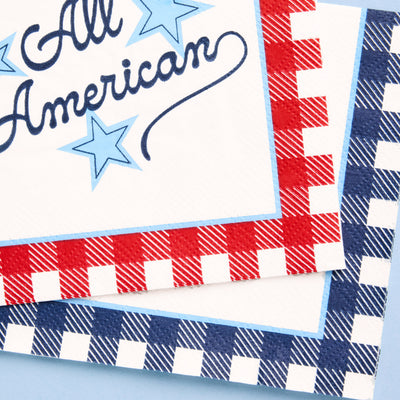 All American Napkins - 24 paper napkins