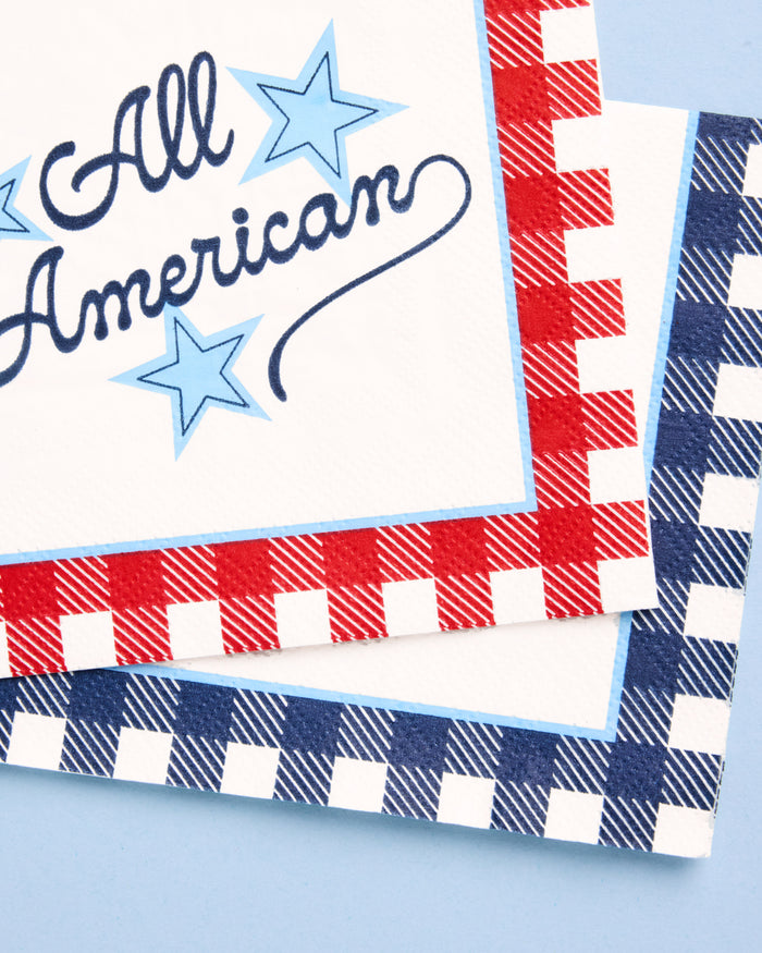 All American Napkins - 24 paper napkins