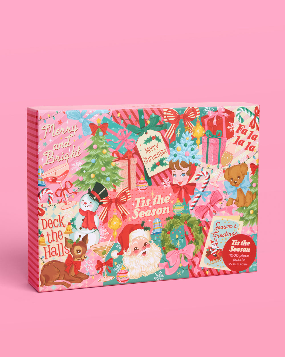 Pinkmas Puzzle - 1000 pc jigsaw puzzle