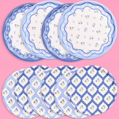 Coastal Plates - 32 paper plates, 2 sizes