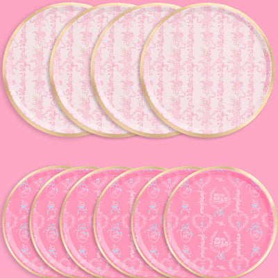 Romance Plates - 32 paper plates, 2 sizes
