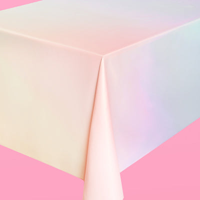 Pastel Party Tablecloth - washable table cover