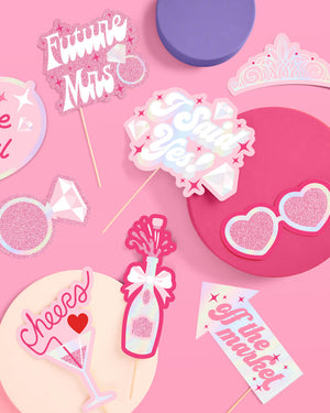 Future Mrs. Props - 24 pc. photo booth set
