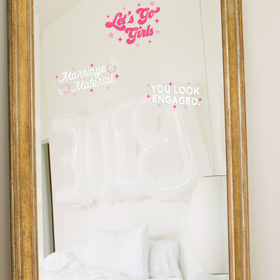 You Look Engaged Decals - mirror decal set