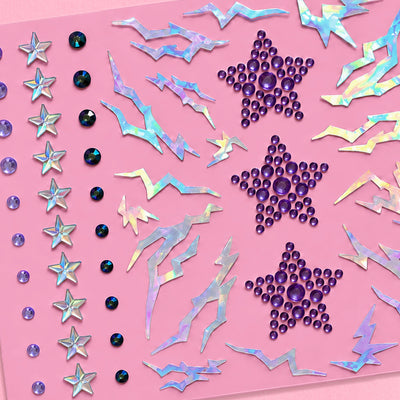 Kpop Face Gems - 82 adhesive face gems