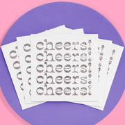 Shimmer Napkins - 50 foil napkins