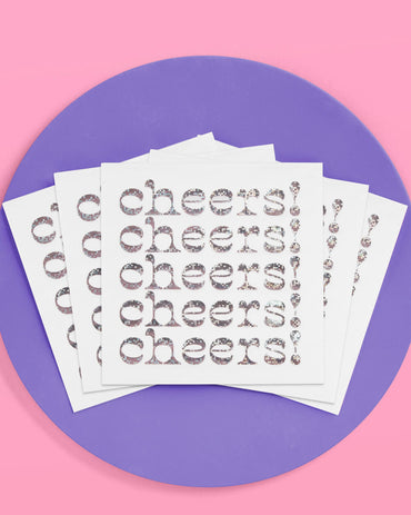 Shimmer Napkins - 50 foil napkins