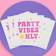 Preppy Party Napkins - 24 foil napkins