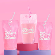 Team Bride Sippers - 16 drink pouches