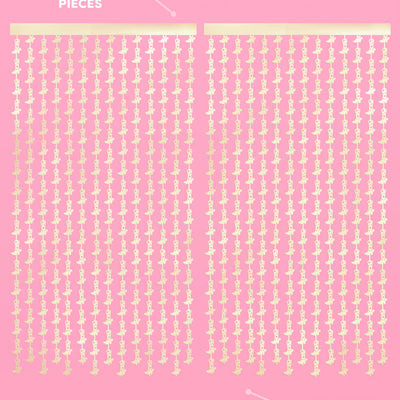 Gold Cowgirl Curtain Pack - cowgirl boot + fringe curtains