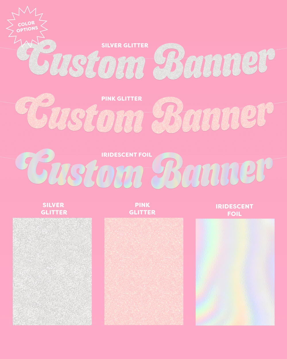Disco Custom Banner - customizable banner
