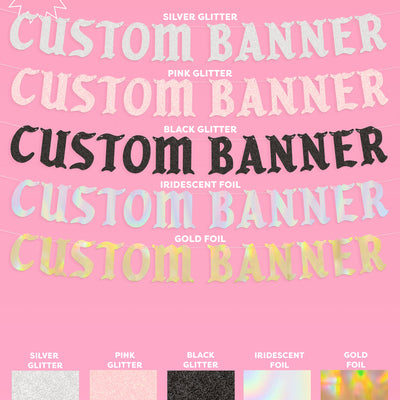 Gothic Custom Banner - customizable banner