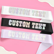Cowgirl Custom Sash - customizable sash
