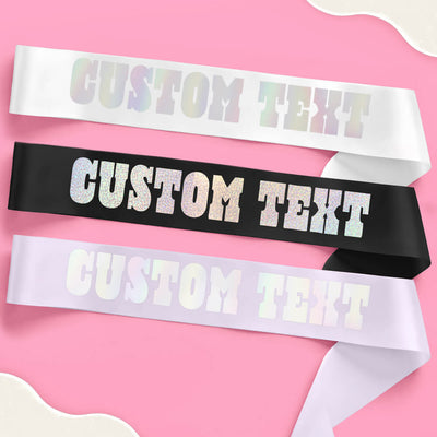 Cowgirl Custom Sash - customizable sash