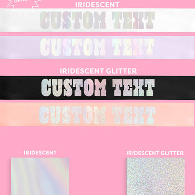 Cowgirl Custom Sash - customizable sash