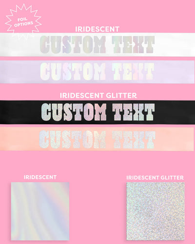 Cowgirl Custom Sash - customizable sash