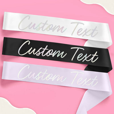 Scripty Custom Sash - customizable sash