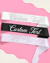 Classic Custom Sash - customizable sash