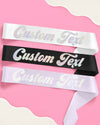 Disco Custom Sash - customizable sash