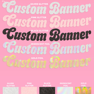 Disco Custom Banner - customizable banner