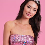 Finally 21 Tiara - rhinestones + metal