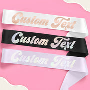 Disco Custom Sash - customizable sash