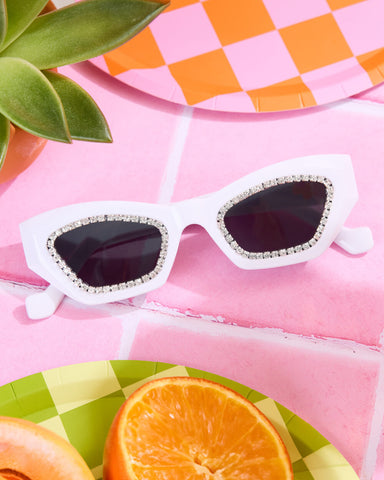 It's Giving Bride Sunnies - cat eye sunglasses