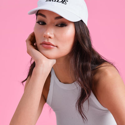 Bride Baseball Hat - embroidered cotton hat