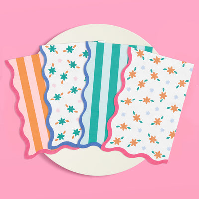 Italian Summer Duo - 32 plates + 24 napkins