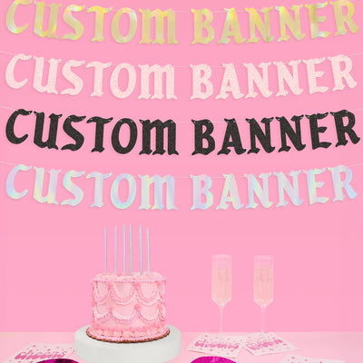 Gothic Custom Banner - customizable banner
