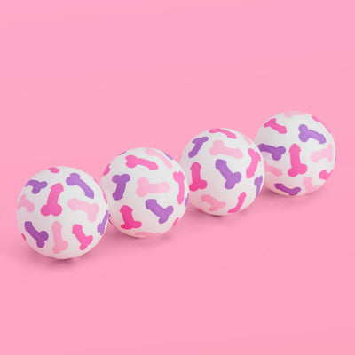 Cute Pong Pack - 12 glasses + 4 pong balls