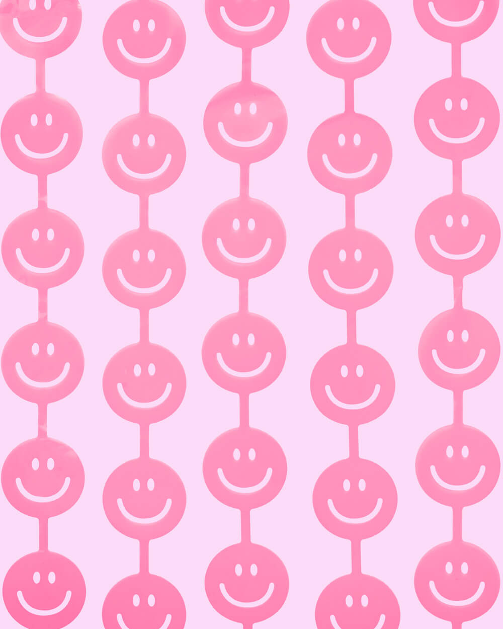Pink Smiley Pack - banner, balloons + curtain