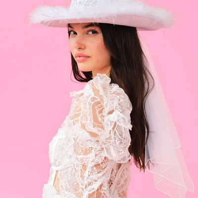 Last Rodeo Hat - bride cowgirl hat