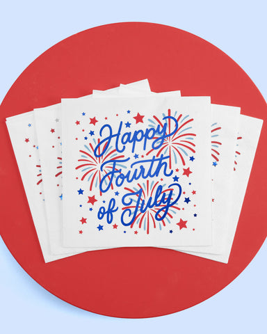 Party In The USA Napkins - 25 foil napkins