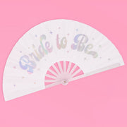 Cloud Nine Fan - iridescent folding fan