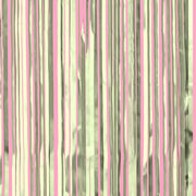 Martini Green Curtain - sage green foil curtain