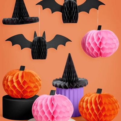 Halloween Accordion Set - 8 paper accordions