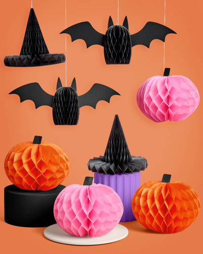 Halloween Accordion Set - 8 paper accordions