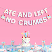 No Crumbs 🎂 Banner - pre-strung banner