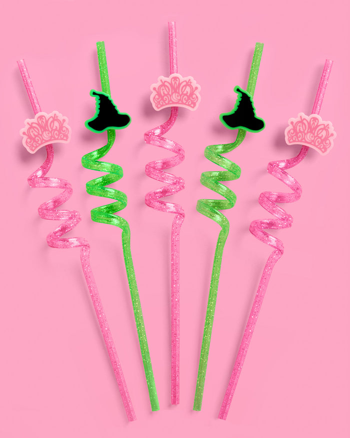 Emerald City Straws - 12 reusable straws