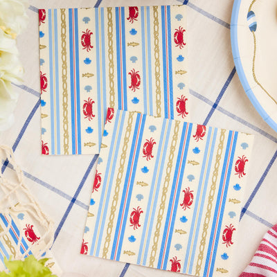 Nautical Napkin Set - 25 paper napkins