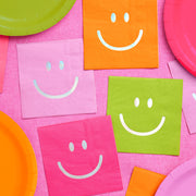 Super Smiley Napkins - 24 foil napkins