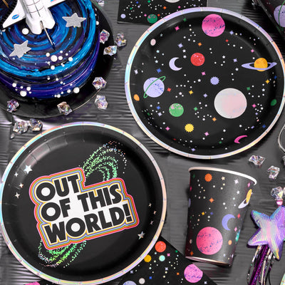 Out of This World Plates - 24 paper plates