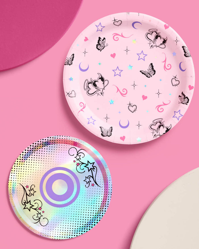 Y2K Plates - 32 paper plates
