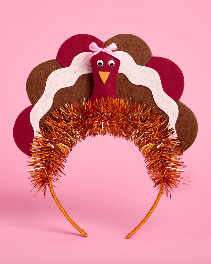 Turkey Time Headband - Thanksgiving Headband
