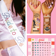 Bride Pride Pack - sash, tattoos + gems