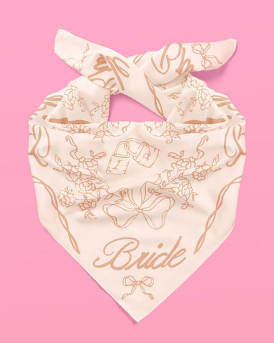 Beige Bride Headscarf Bundle