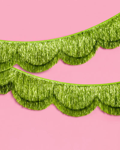 Limelight Scallop Fringe - scalloped banner